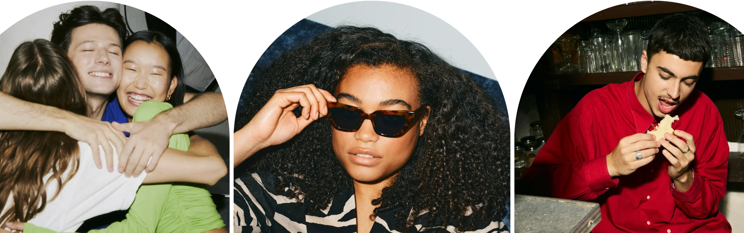 Footer-Section: People in dramatic lighting